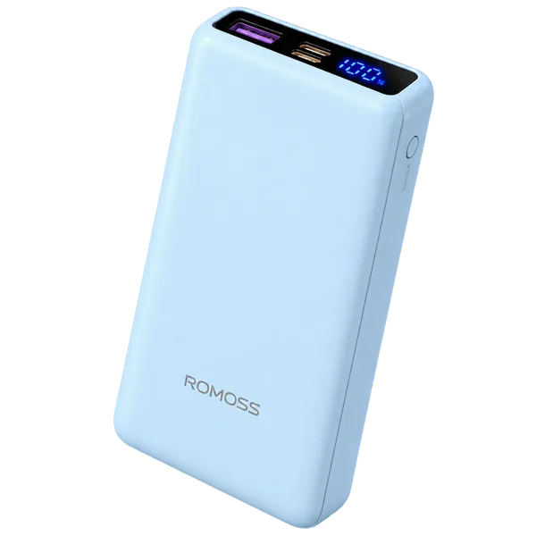 ROMOSS 22.5W Super Fast Charging Power Bank 10000mAh with Built-in Cables