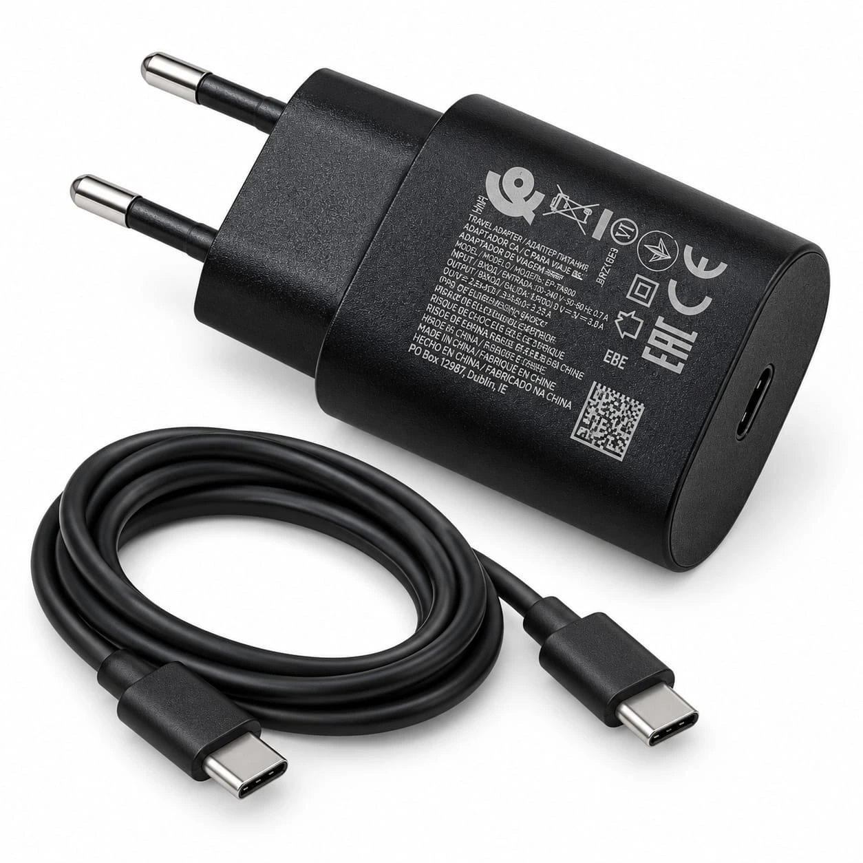 25W PD USB-C Charger with C-to-C Cable
